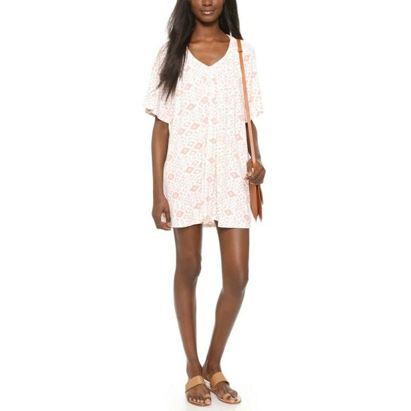 RACHEL PALLY Joss ikat printed mini shift dress in dusty medallion Size XXS NEW - Picture 9 of 9
